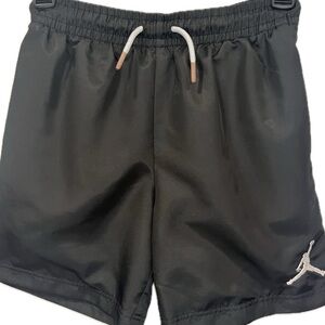 Jordan Black Boys Athletic Lined Shorts Size 8-10